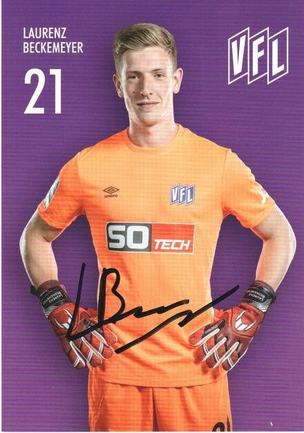 Autogramm Fussball | VfL Osnabrück | 2022 | Laurenz BECKEMEYER