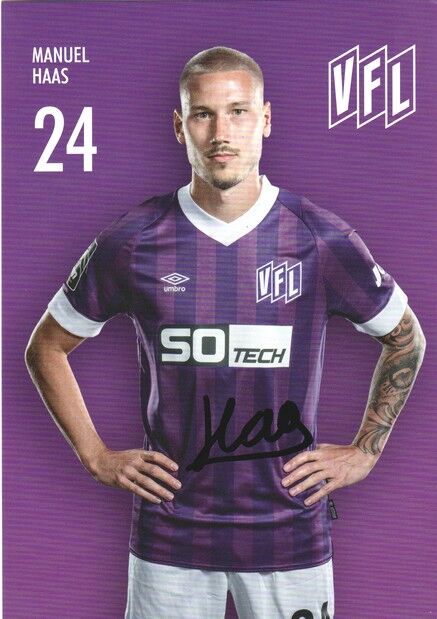 Autogramm Fussball | VfL Osnabrück | 2022 | Manuel HAAS