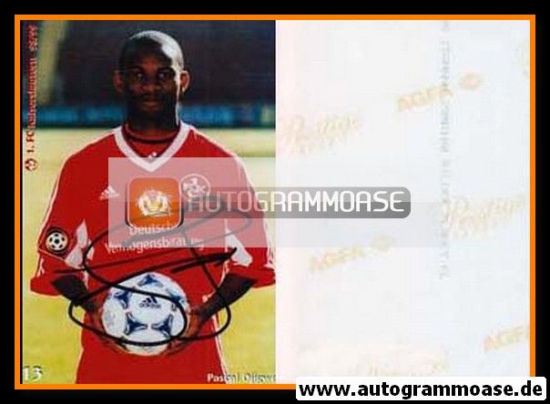 Autogramm Fussball | 1. FC Kaiserslautern | 1998 Foto | Pascal OJIGWE