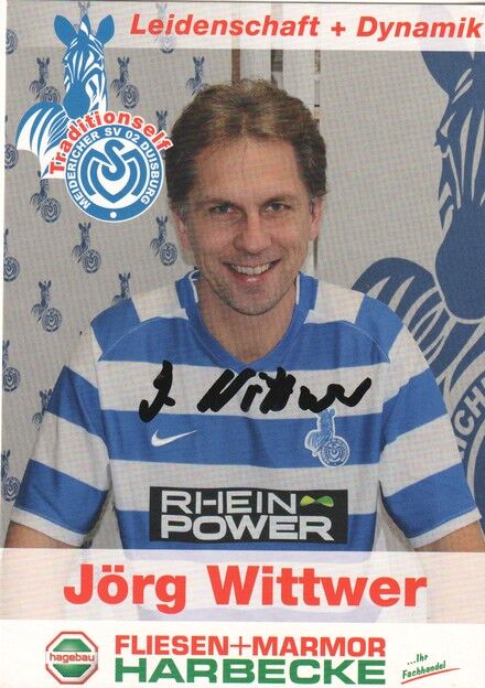 Autogramm Fussball | MSV Duisburg | 2010er TM | Jörg WITTWER