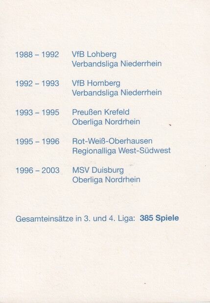 Autogramm Fussball | MSV Duisburg | 2010er TM | Jörg WITTWER