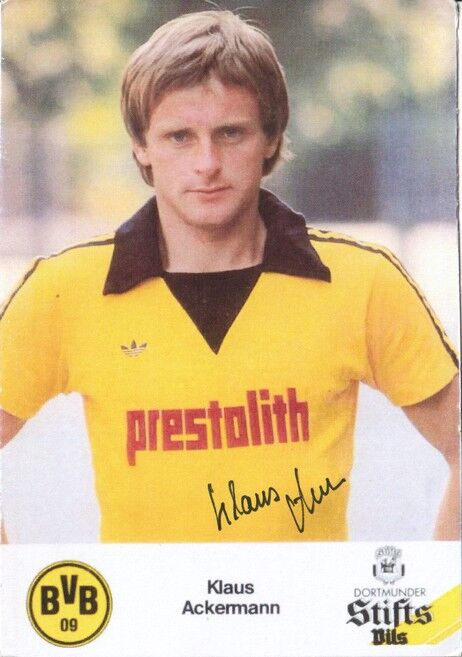 Autogramm Fussball | Borussia Dortmund | 1978 | Klaus ACKERMANN