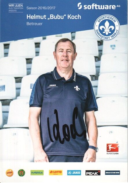 Autogramm Fussball | SV Darmstadt 98 | 2016 | Helmut KOCH