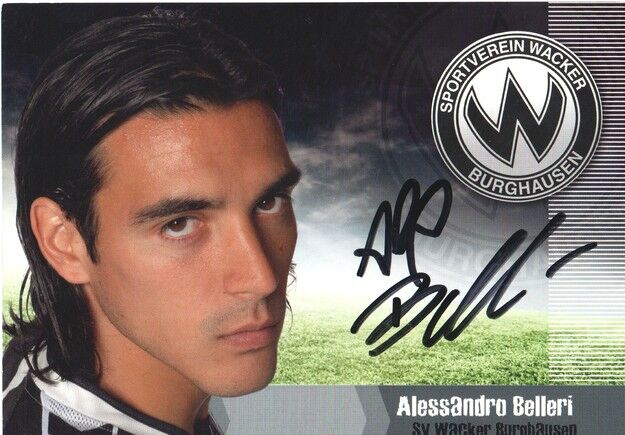 Autogramm Fussball | SV Wacker Burghausen | 2008 | Alessandro BELLERI