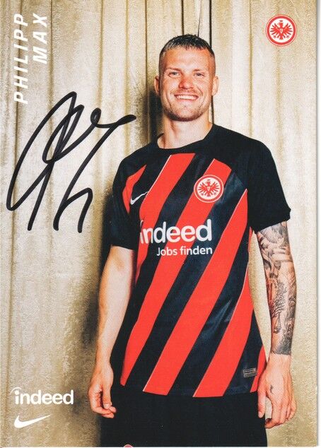 Autogramm Fussball | Eintracht Frankfurt | 2023 | Philipp MAX