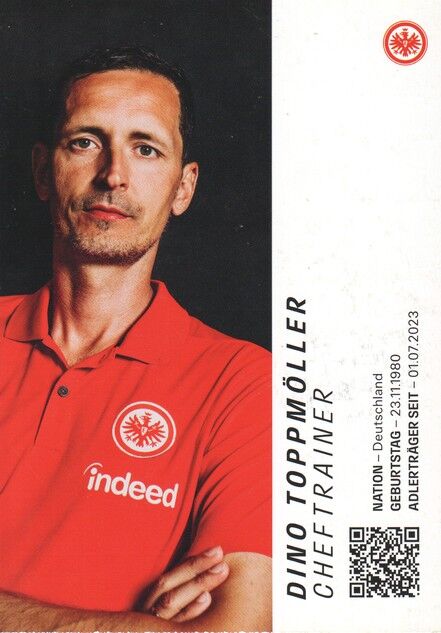 Autogramm Fussball | Eintracht Frankfurt | 2023 | Dino TOPPMÖLLER
