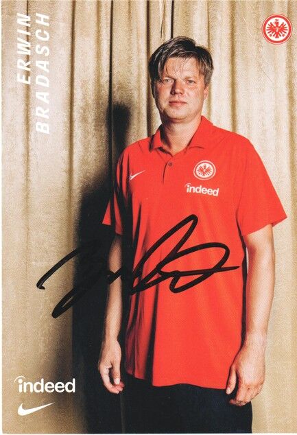Autogramm Fussball | Eintracht Frankfurt | 2023 | Erwin BRADASCH