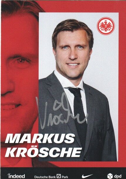Autogramm Fussball | Eintracht Frankfurt | 2021 | Markus KRÖSCHE