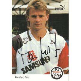 Autogramm Fussball | Eintracht Frankfurt | 1991 | Manfred BINZ (2)