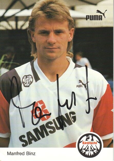 Autogramm Fussball | Eintracht Frankfurt | 1991 | Manfred BINZ (2)