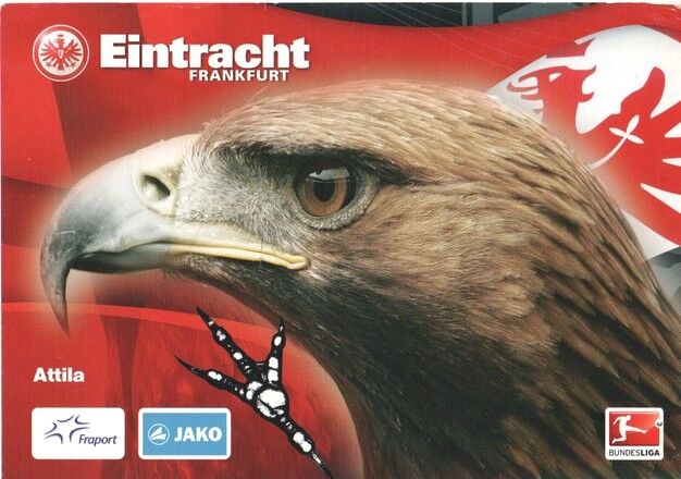 AK Fussball | Eintracht Frankfurt | 2010 | ATTILA (Maskottchen)