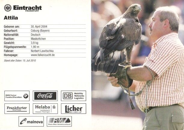 AK Fussball | Eintracht Frankfurt | 2010 | ATTILA (Maskottchen)