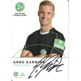 Autogramm Fussball | Schiedsrichter | 2017 Dekra | Arne AARNINK