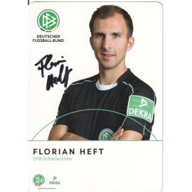 Autogramm Fussball | Schiedsrichter | 2017 Dekra | Florian HEFT