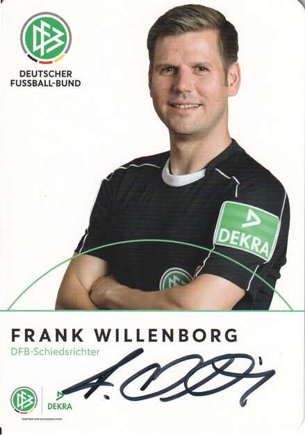 Autogramm Fussball | Schiedsrichter | 2017 Dekra | Frank WILLENBORG