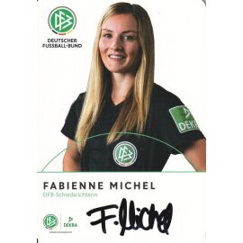 Autogramm Fussball | Schiedsrichter | 2019 Dekra | Fabienne MICHEL