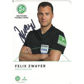Autogramm Fussball | Schiedsrichter | 2019 Dekra | Felix ZWAYER