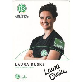 Autogramm Fussball | Schiedsrichter | 2019 Dekra | Laura DUSKE