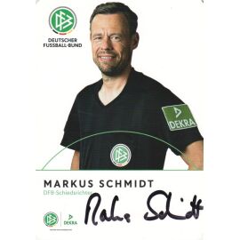 Autogramm Fussball | Schiedsrichter | 2019 Dekra | Markus SCHMIDT