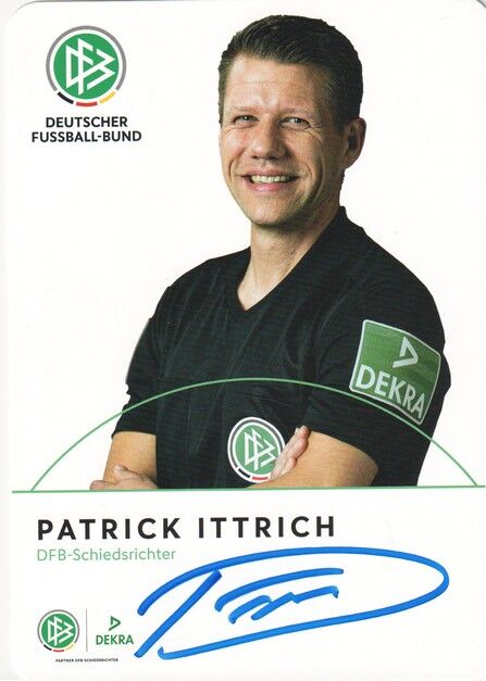 Autogramm Fussball | Schiedsrichter | 2019 Dekra | Patrick ITTRICH