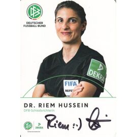 Autogramm Fussball | Schiedsrichter | 2019 Dekra | Riem HUSSEIN