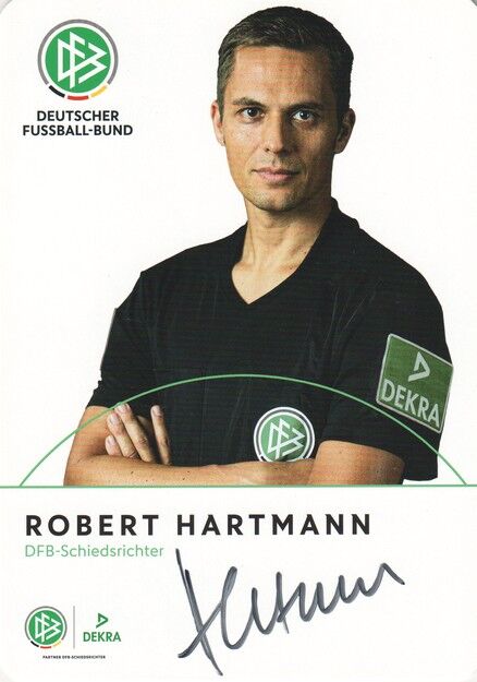 Autogramm Fussball | Schiedsrichter | 2019 Dekra | Robert HARTMANN