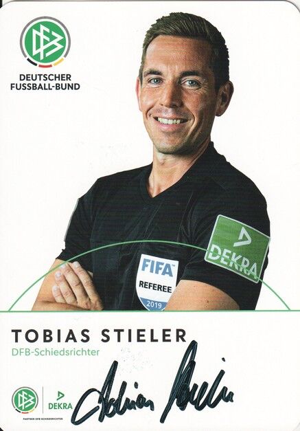 Autogramm Fussball | Schiedsrichter | 2019 Dekra | Tobias STIELER