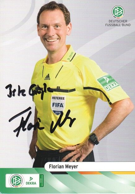 Autogramm Fussball | Schiedsrichter | 2009 Dekra | Florian MEYER