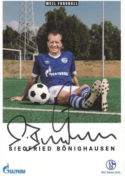 Autogramm Fussball | FC Schalke 04 | 2018 TM | Siegfried BÖNIGHAUSEN