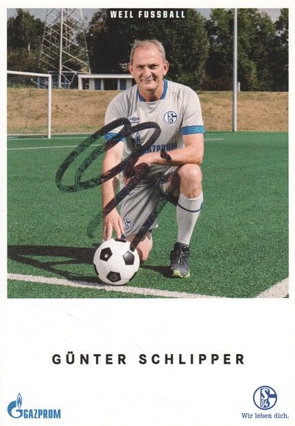 Autogramm Fussball | FC Schalke 04 | 2018 TM | Günter SCHLIPPER