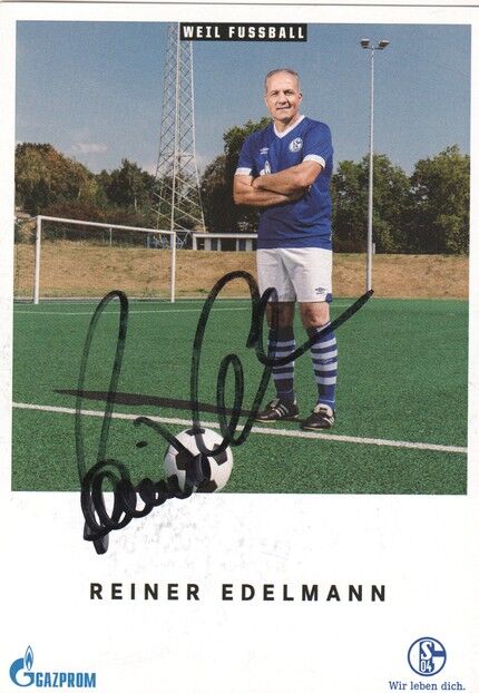 Autogramm Fussball | FC Schalke 04 | 2018 TM | Reiner EDELMANN