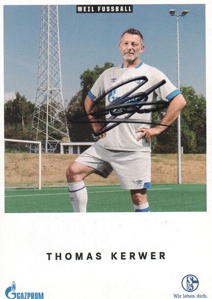 Autogramm Fussball | FC Schalke 04 | 2018 TM | Thomas KERWER