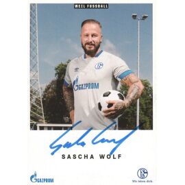 Autogramm Fussball | FC Schalke 04 | 2018 TM | Sascha WOLF