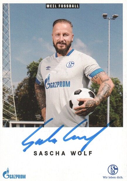 Autogramm Fussball | FC Schalke 04 | 2018 TM | Sascha WOLF