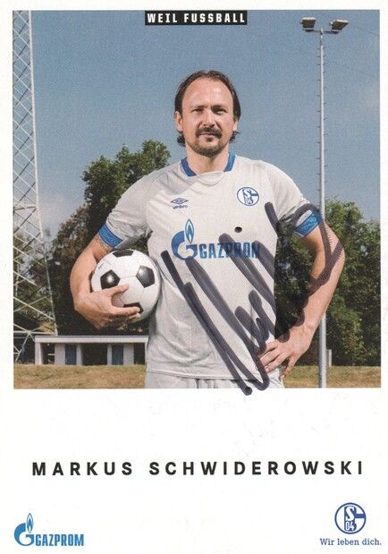 Autogramm Fussball | FC Schalke 04 | 2018 TM | Markus SCHWIDEROWSKI