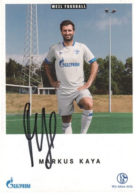 Autogramm Fussball | FC Schalke 04 | 2018 TM | Markus KAYA