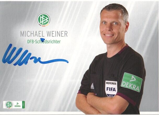 Autogramm Fussball | Schiedsrichter | 2012 Dekra | Michael WEINER