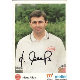 Autogramm Fussball | Fortuna Düsseldorf | 1998 | Klaus ALLOFS