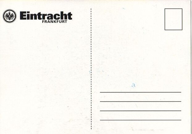 Mannschaftskarte Fussball | Eintracht Frankfurt | 2006 + 6 AG