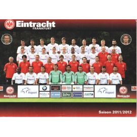 Mannschaftskarte Fussball | Eintracht Frankfurt | 2011