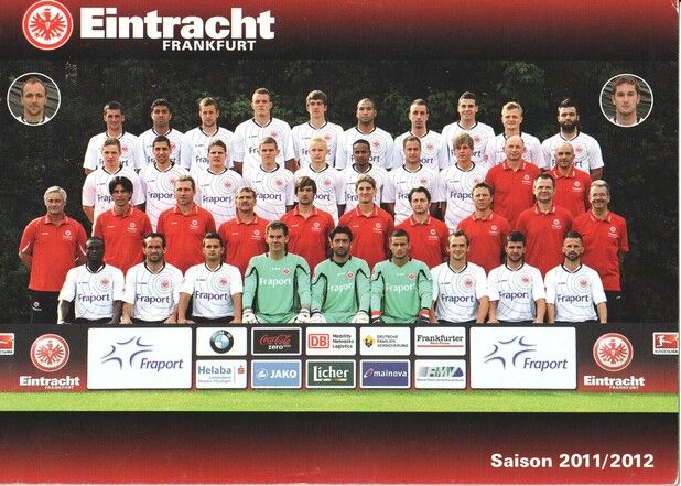 Mannschaftskarte Fussball | Eintracht Frankfurt | 2011
