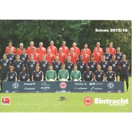 Mannschaftskarte Fussball | Eintracht Frankfurt | 2015