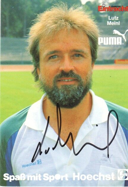 Autogramm Fussball | Eintracht Frankfurt | 1987 | Lutz MEINL