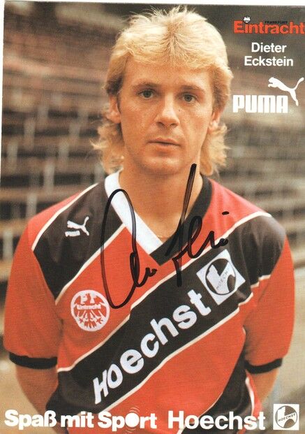 Autogramm Fussball | Eintracht Frankfurt | 1989 | Dieter ECKSTEIN