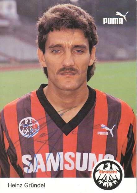 Autogramm Fussball | Eintracht Frankfurt | 1992 | Heinz GRÜNDEL