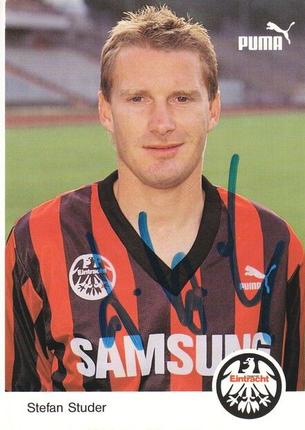 Autogramm Fussball | Eintracht Frankfurt | 1992 | Stefan STUDER