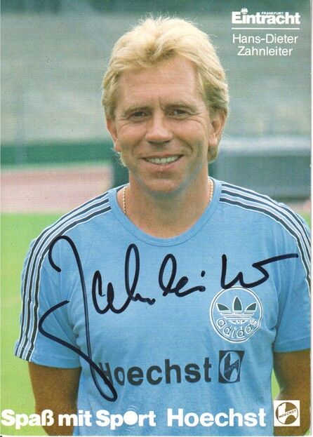 Autogramm Fussball | Eintracht Frankfurt | 1986 | Hans-Dieter ZAHNLEITER