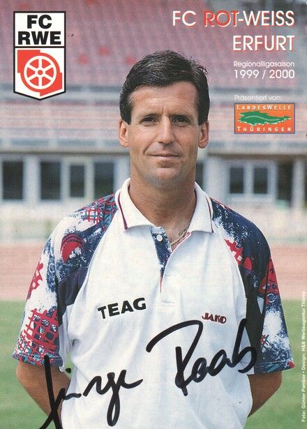 Autogramm Fussball | FC Rot-Weiss Erfurt | 1999 | Jürgen RAAB
