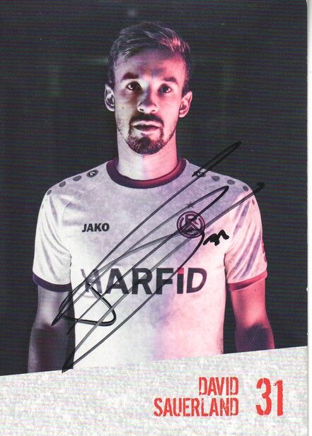 Autogramm Fussball | Rot-Weiss Essen | 2019 | David SAUERLAND