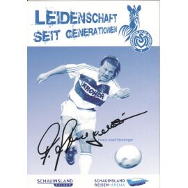 Autogramm Fussball | MSV Duisburg | 2010er Retro | Pino STEININGER
